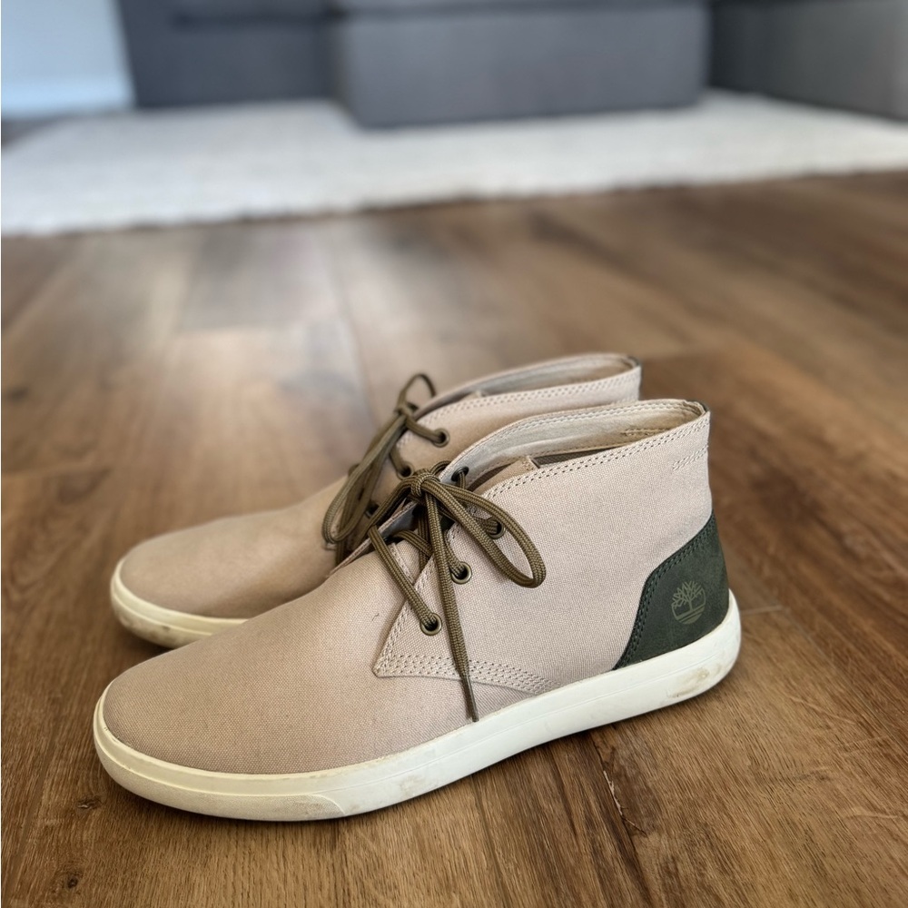 Timberland Men's Tan and Olive Chukka Boots